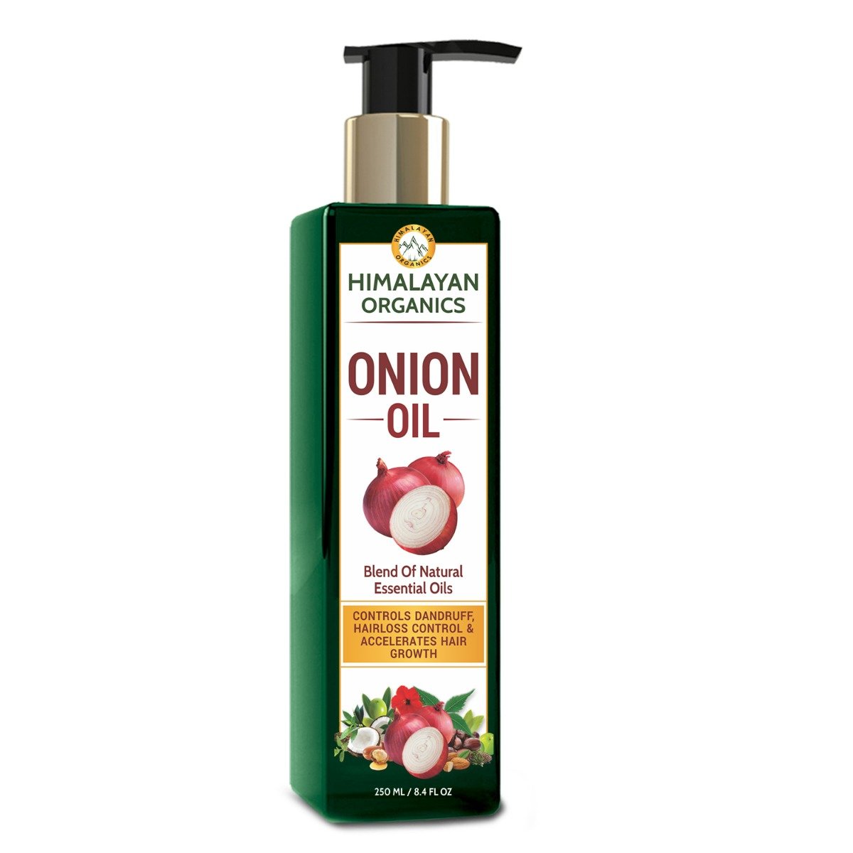 Himalayan Organics Onion Hair Oil, 250 ml, Pack of 1 Himalayan Organics Onion Hair Oil, 250 ml, Pack of 1