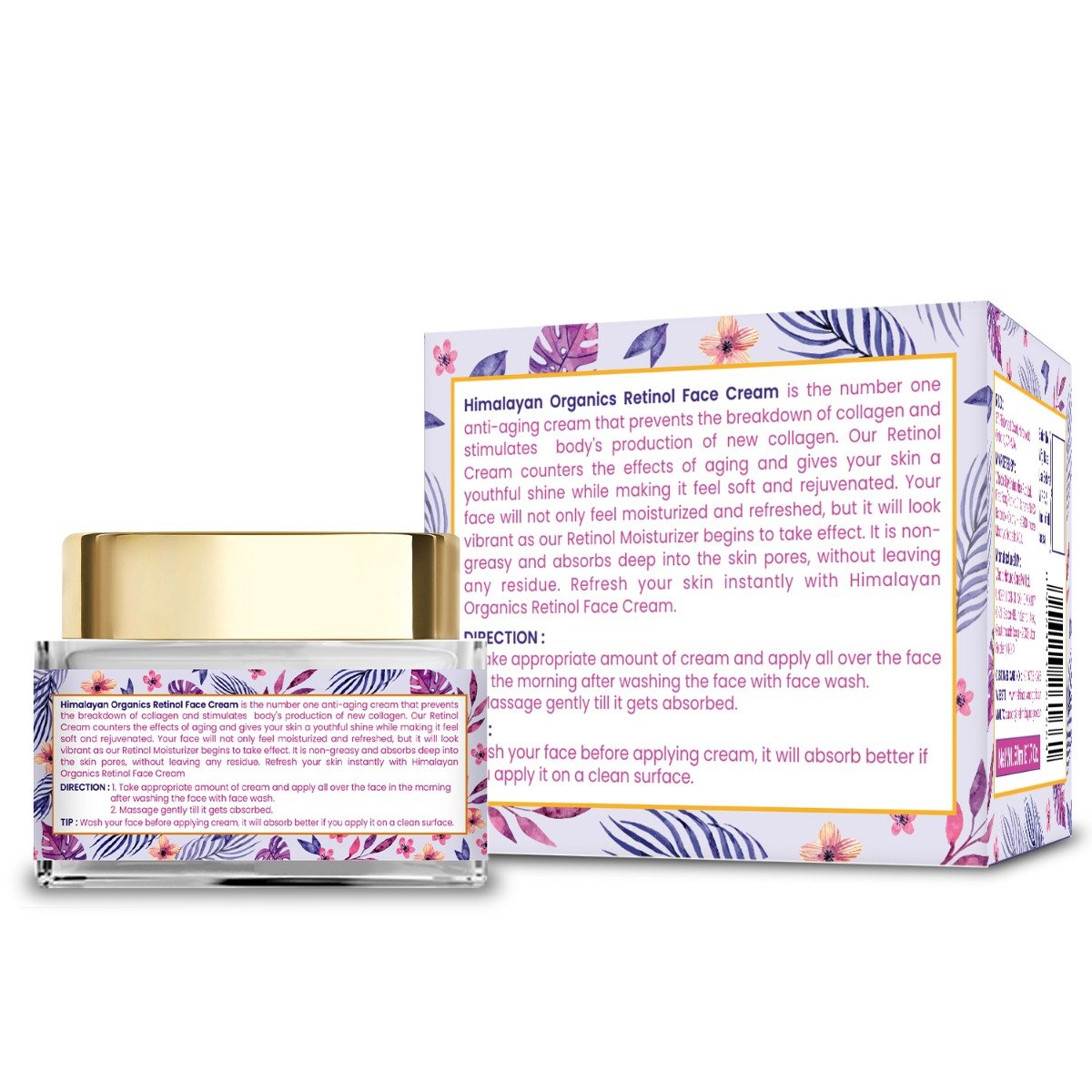 Himalayan Organics Retinol Face Cream, 50 ml, Pack of 1 Himalayan Organics Retinol Face Cream, 50 ml, Pack of 1