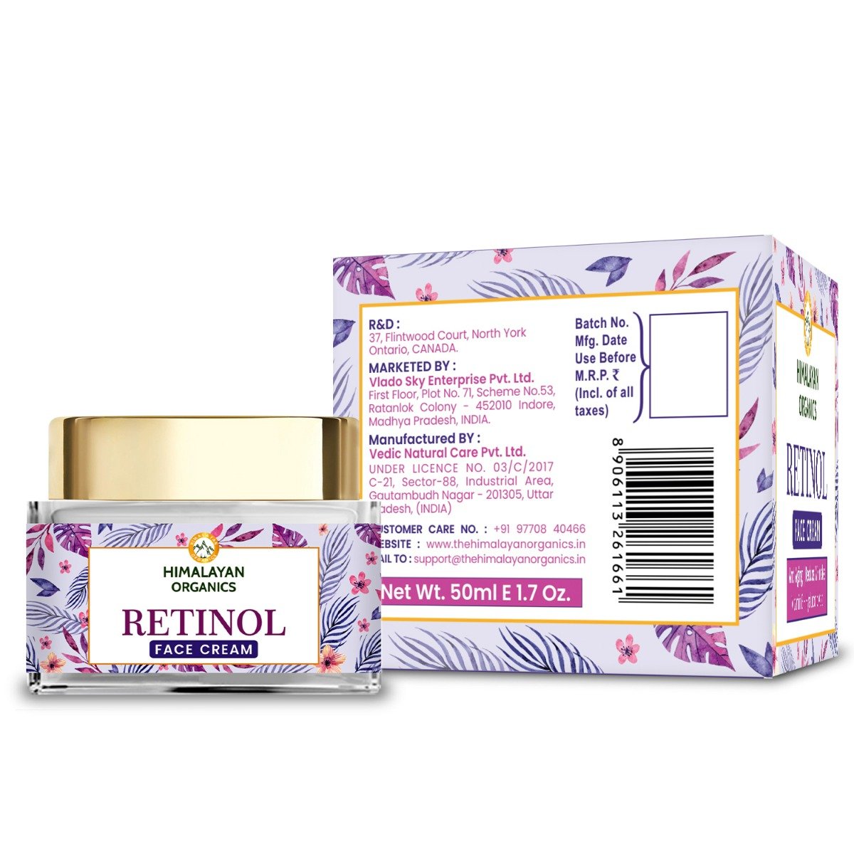 Himalayan Organics Retinol Face Cream, 50 ml, Pack of 1 Himalayan Organics Retinol Face Cream, 50 ml, Pack of 1