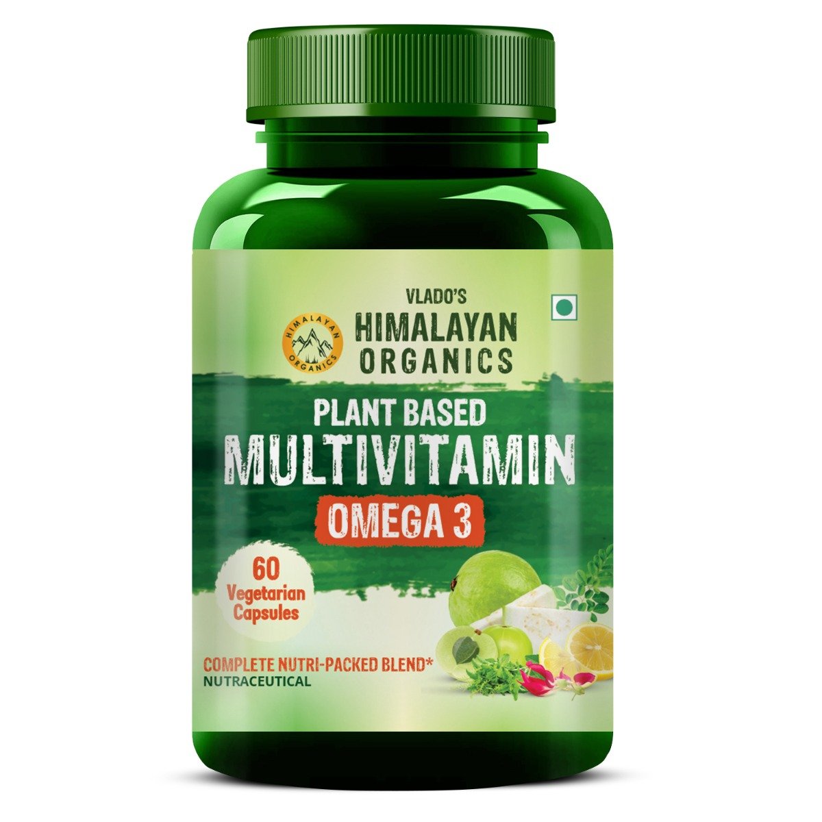 Vlado's Himalayan Organics Plant Based Multivitamin Omega 3, 60 Capsules, Pack of 1 Vlado's Himalayan Organics Plant Based Multivitamin Omega 3, 60 Capsules, Pack of 1