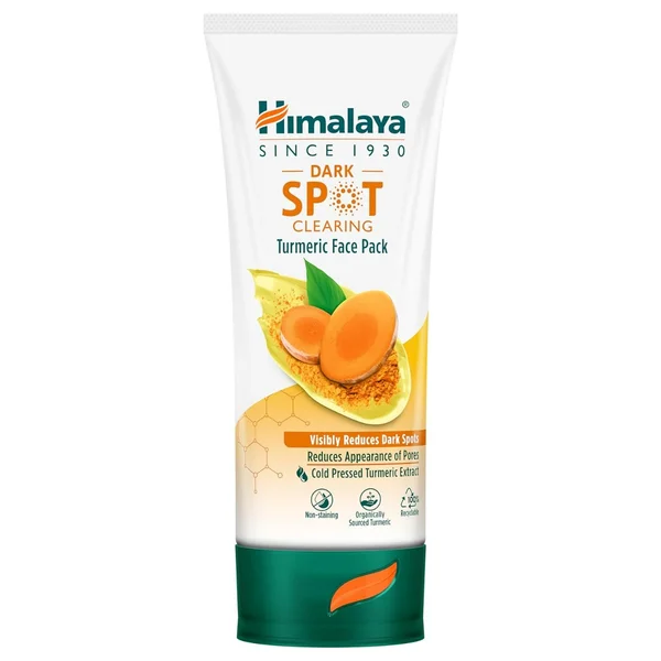 Himalaya Dark Spot Clearing Turmeric Face Pack, 50 gm, Pack of 1