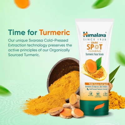 Himalaya Dark Spot Clearing Turmeric Face Scrub, 100 gm, Pack of 1