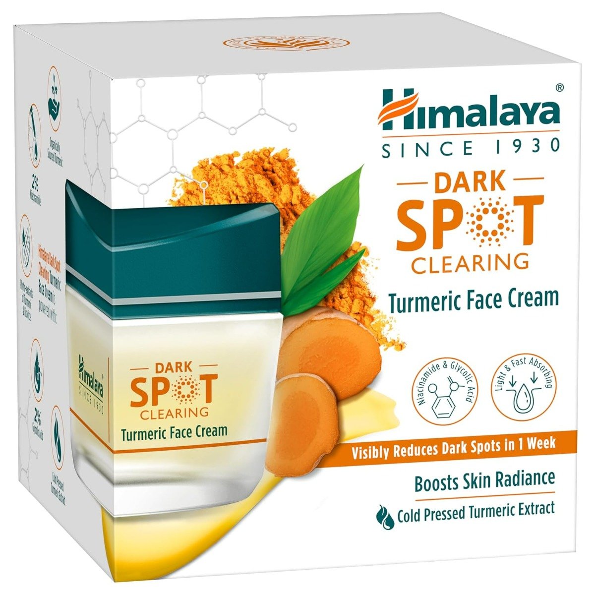 Himalaya Dark Spot Clearing Turmeric Face Cream, 50 gm, Pack of 1 Himalaya Dark Spot Clearing Turmeric Face Cream, 50 gm, Pack of 1