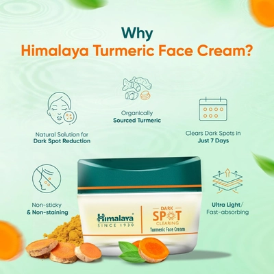 Himalaya Dark Spot Clearing Turmeric Face Cream, 50 gm, Pack of 1