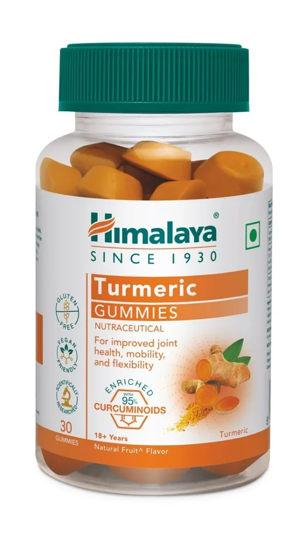 Himalaya Turmeric Natural Fruit Flavour Gummies, 30 Count