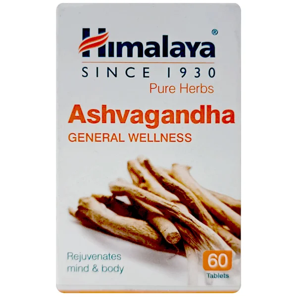 HIMALAYA ASHVAGANDHA TAB 60S, Pack of 1