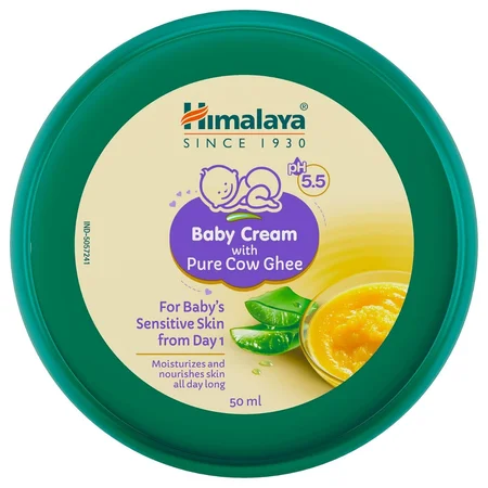 Himalaya Baby pH 5.5 Cream with Pure Cow Ghee, 50 ml