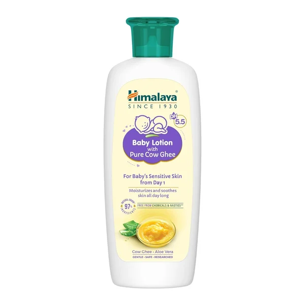 Himalaya Baby pH 5.5 Lotion with Pure Cow Ghee, 100 ml, Pack of 1