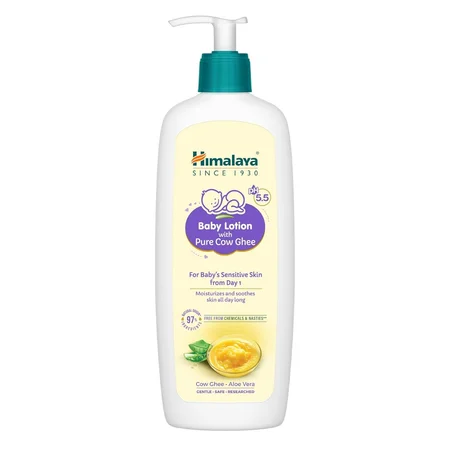 Himalaya Baby pH 5.5 Lotion with Pure Cow Ghee, 400 ml