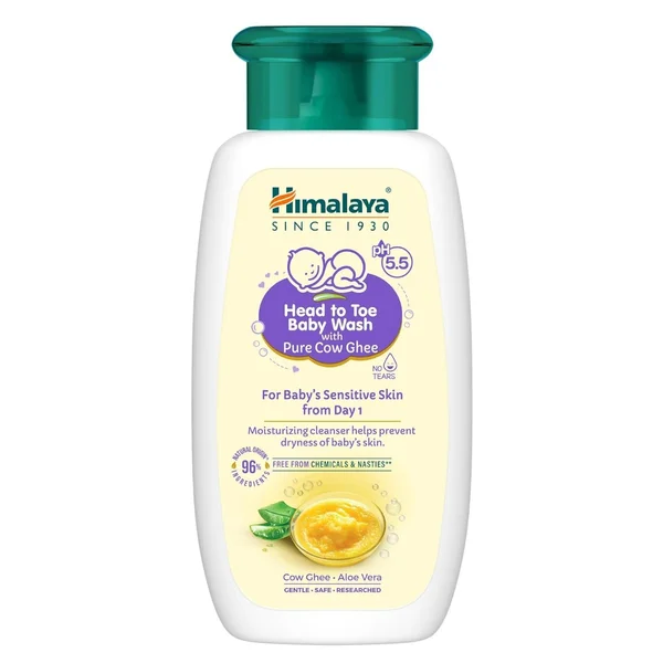 Himalaya Head To Toe pH 5.5 Body Wash with Pure Cow Ghee, 100 ml, Pack of 1
