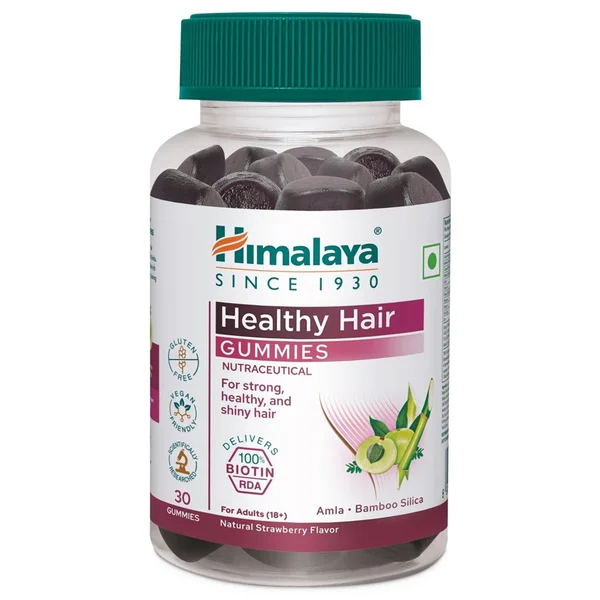 Himalaya Healthy Hair Strawberry Flavour 30, Gummies
