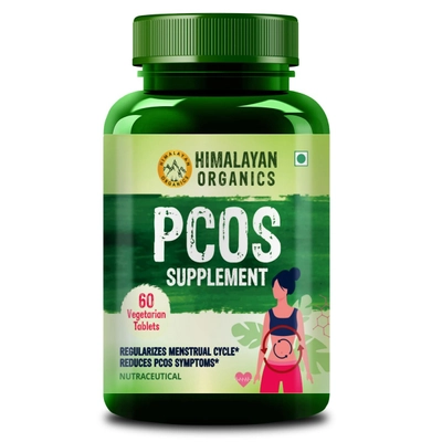 Himalayan Organics PCOS Supplement, 60 Tablets, Pack of 1