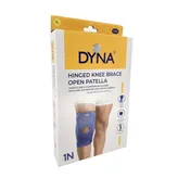 Dyna Hinged Knee Brace Open Patella Medium, 1 Count Price, Uses
