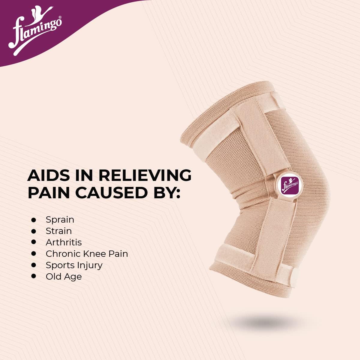 Flamingo Hinged Knee Cap XXL, 1 Count, Pack of 1 Flamingo Hinged Knee Cap XXL, 1 Count, Pack of 1