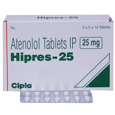 Hipres 25 Tablet 14's, Pack of 14 TABLETS