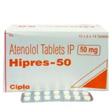 Hipres 50 Tablet 14's, Pack of 14 TABLETS