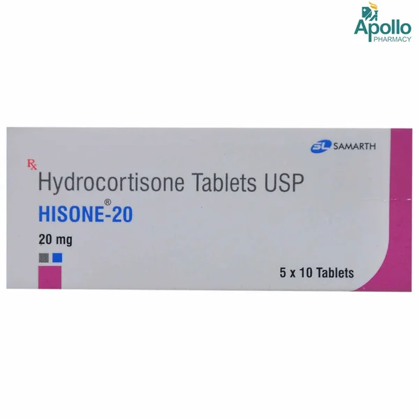Hisone-20 Tablet 10's, Pack of 10 TABLETS