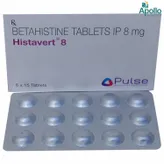 Histavert 8 mg Tablet 15's, Pack of 15 TABLETS