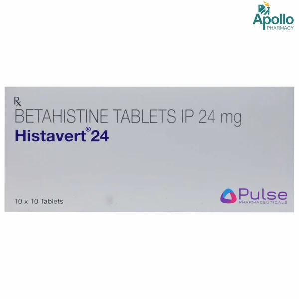 Histavert 24 Tablet 10's, Pack of 10 TABLETS