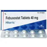 HIURIC 40MG TABLET 10'S, Pack of 10 TabletS