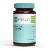 HealthKart HK Vitals Fish Oil 1000 mg, 60 Capsules, Pack of 1