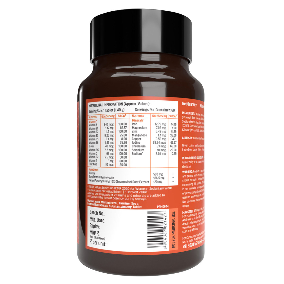 HealthKart HK Vitals Multivitamin with Zinc & Vitamin C, 60 Tablets, Pack of 1 HealthKart HK Vitals Multivitamin with Zinc & Vitamin C, 60 Tablets, Pack of 1