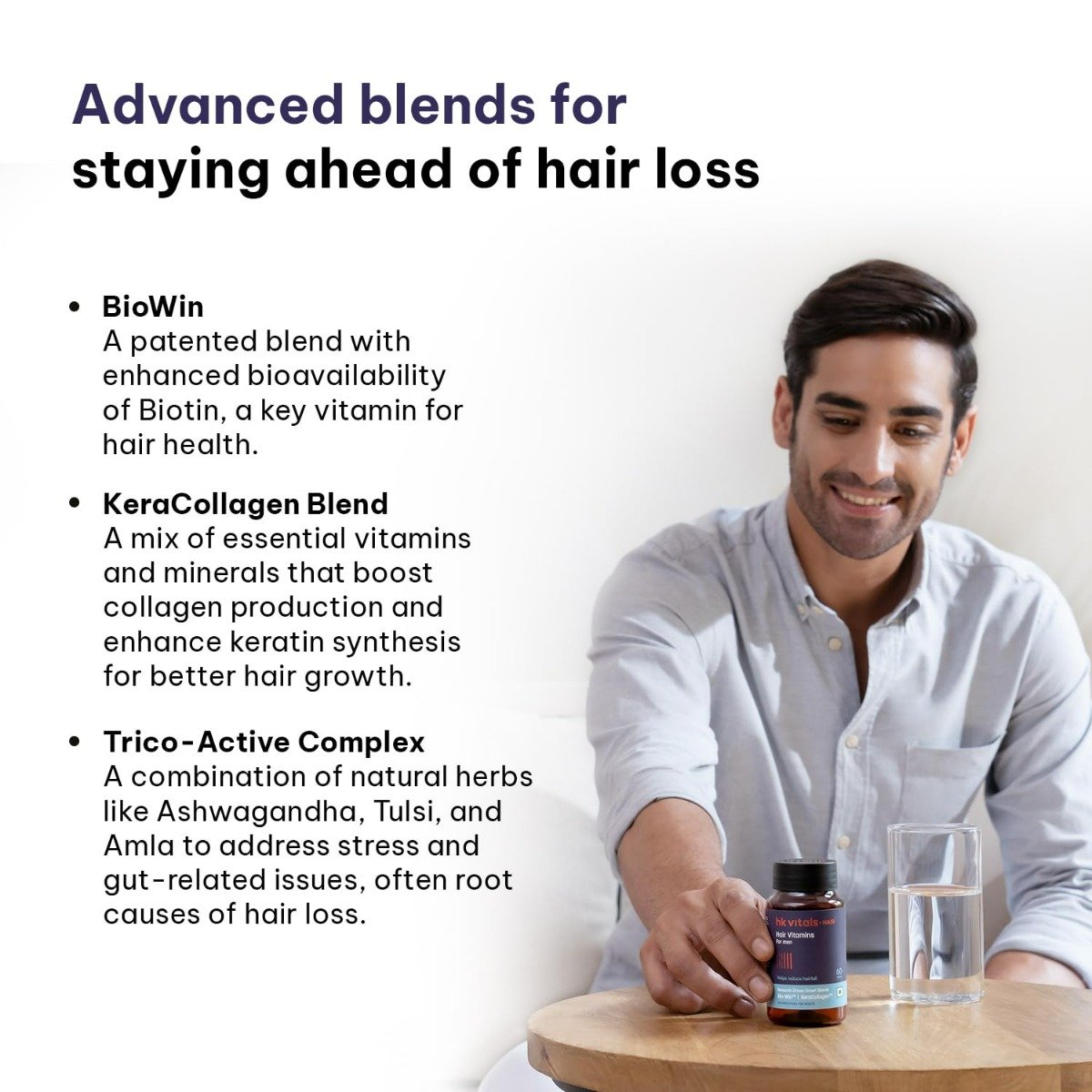 HealthKart HK Vitals Hair Multivitamin, 60 Tablets, Pack of 1 HealthKart HK Vitals Hair Multivitamin, 60 Tablets, Pack of 1