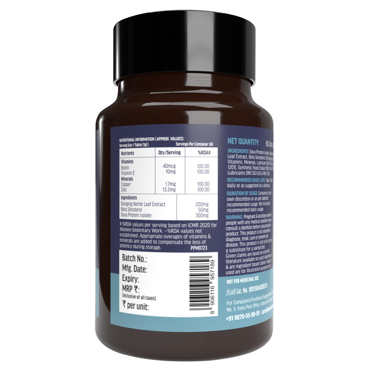 HealthKart HK Vitals DHT Blocker for Hair Growth, 60 Tablets, Pack of 1 HealthKart HK Vitals DHT Blocker for Hair Growth, 60 Tablets, Pack of 1