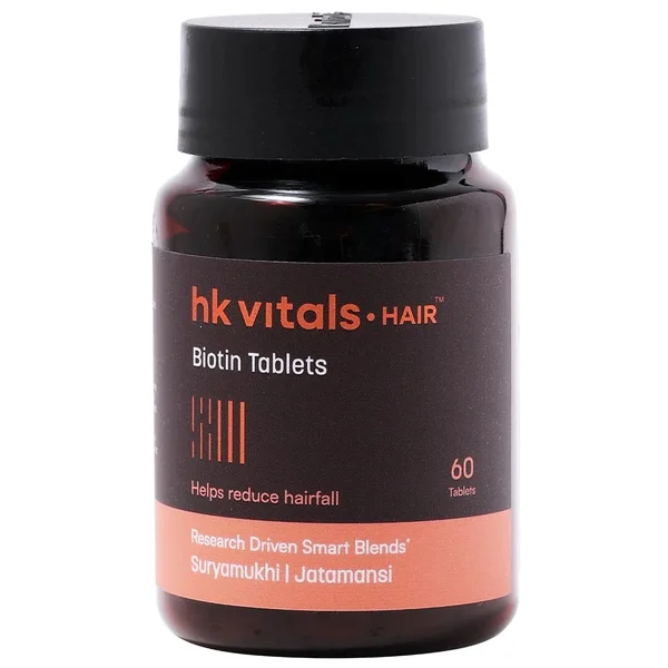 HK Vitals Hair Biotin, 60 Tablets