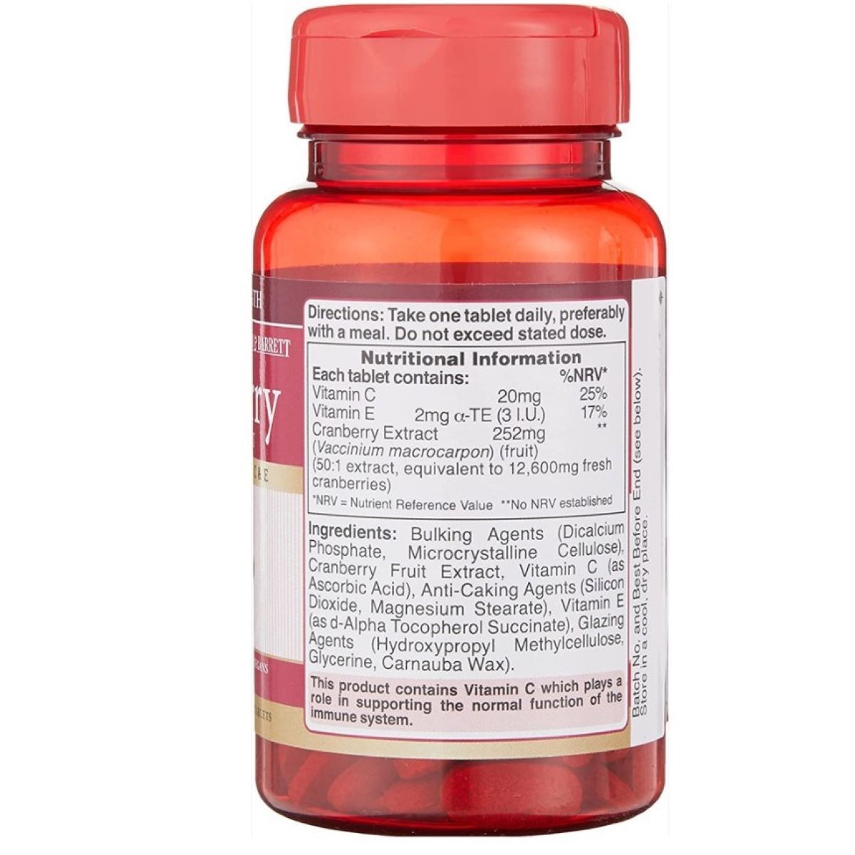 Holland & Barrett Cranberry Fruit Concentrate, 50 Tablets Price, Uses