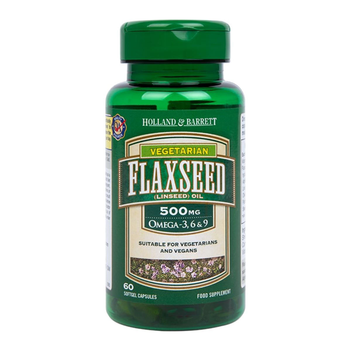 Holland & Barrett Flaxseed Omega369 500 mg, 60 Capsules Price, Uses, Side Effects