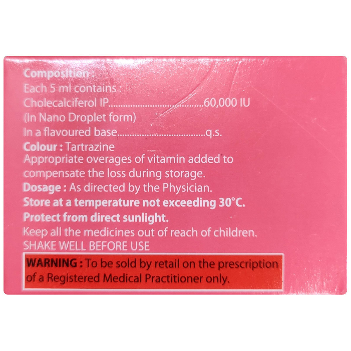 Hnu-D3 60K Oral Solution 5 ml, Pack of 1 Hnu-D3 60K Oral Solution 5 ml, Pack of 1