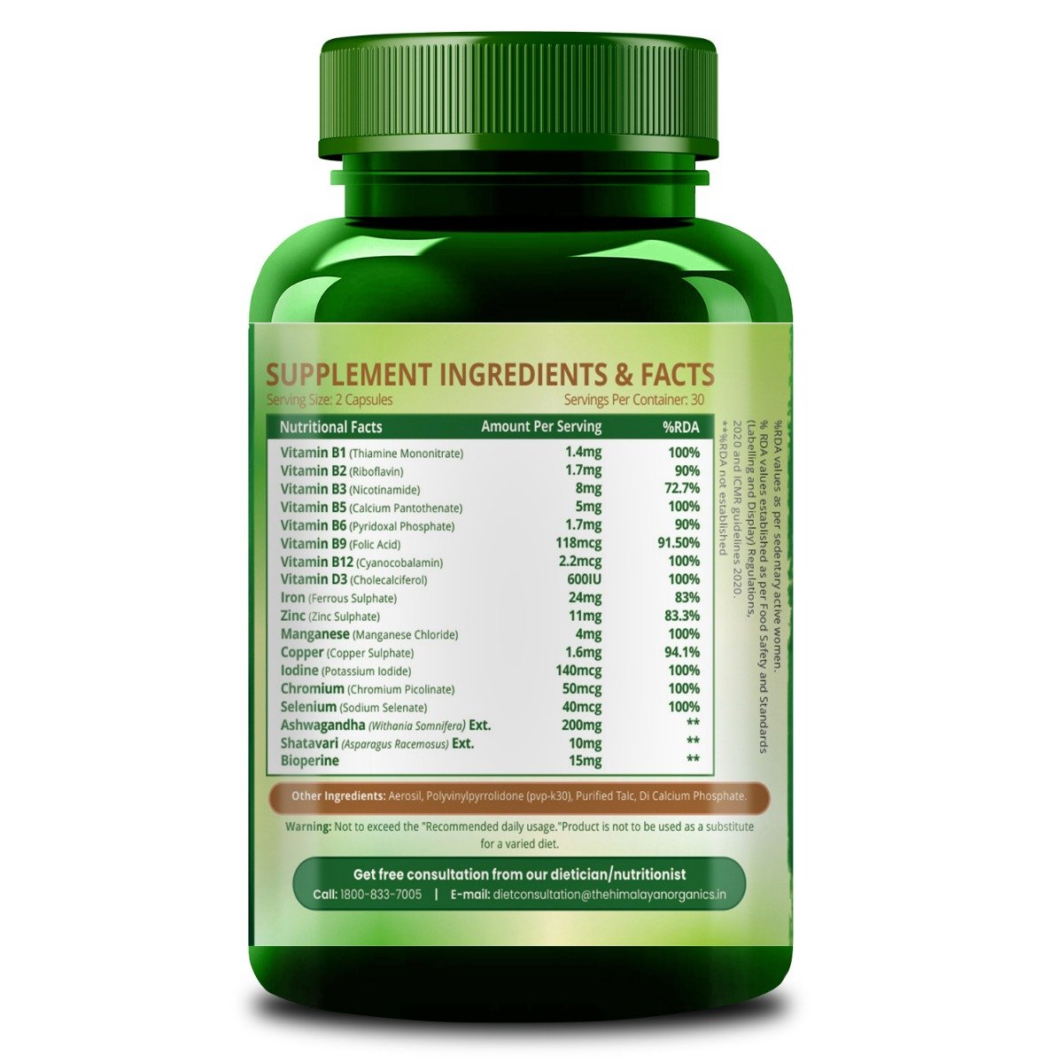 Vlado's Himalayan Organics Fertility Aid, 60 Capsules, Pack of 1 Vlado's Himalayan Organics Fertility Aid, 60 Capsules, Pack of 1