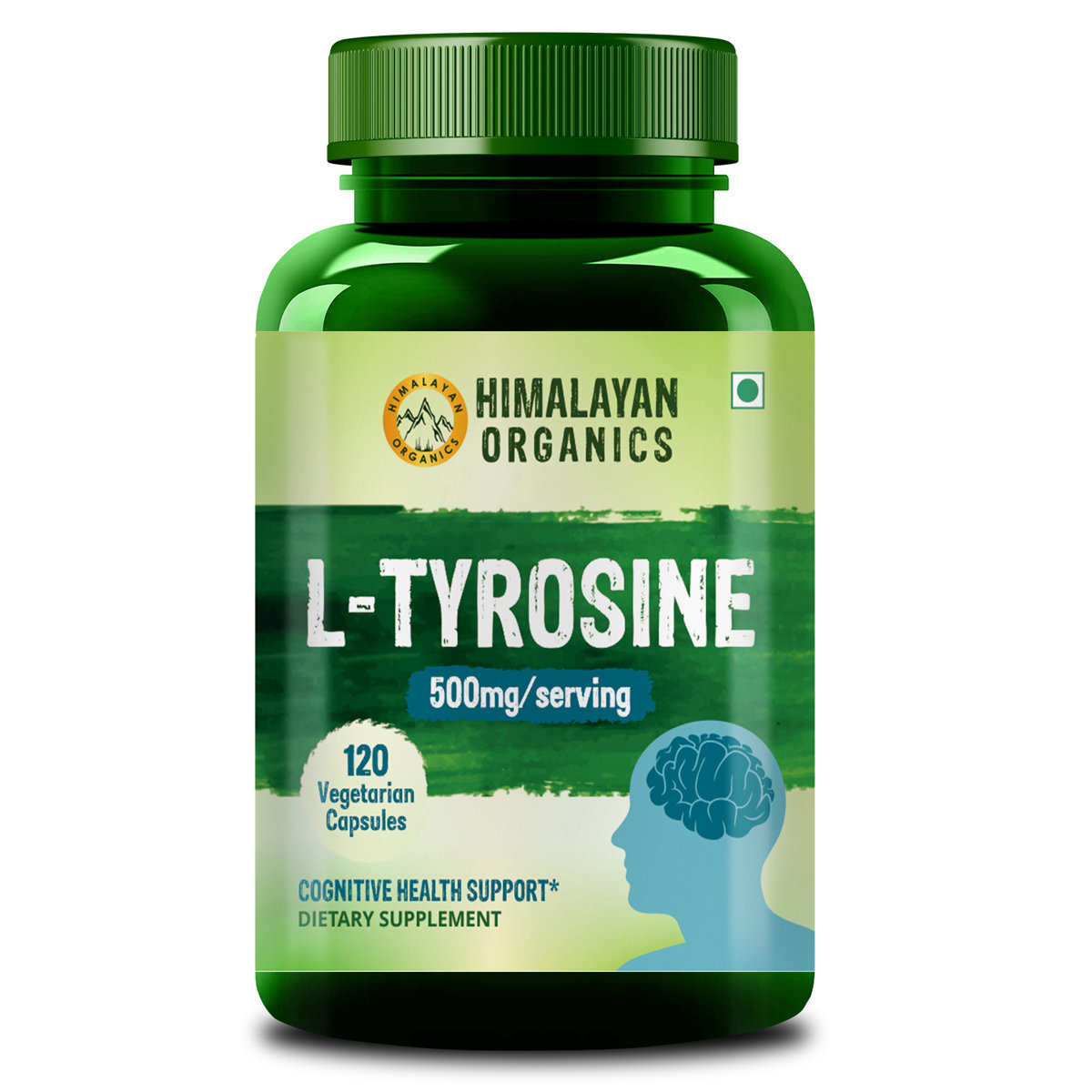 Vlado's Himalayan Organics L-Tyrosine 500mg, 120 Capsules, Pack of 1 Vlado's Himalayan Organics L-Tyrosine 500mg, 120 Capsules, Pack of 1