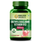 Himalayan Organics Methylcobalamin Vitamin B12 1500mcg, 90 Tablets, Pack of 1