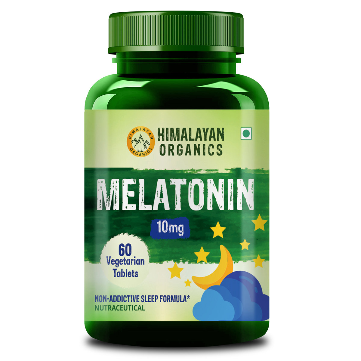 Himalayan Organics Melatonin 10mg, 60 Tablets, Pack of 1 Himalayan Organics Melatonin 10mg, 60 Tablets, Pack of 1
