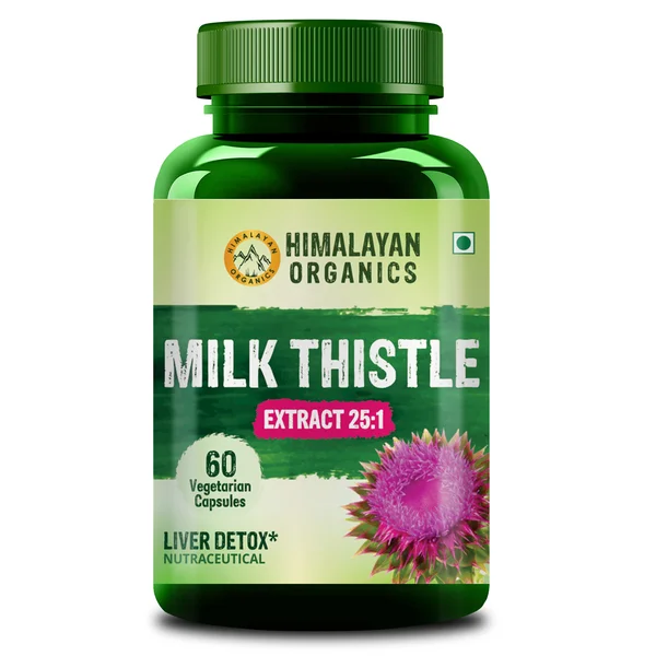 Vlado's Himalayan Organics Milk Thistle Extract 25:1, 60 Capsules