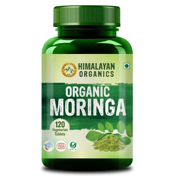 Himalayan Organics Organic Moringa, 120 Tablets, Pack of 1