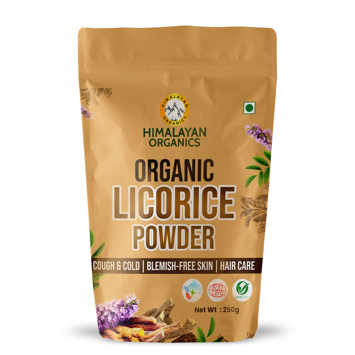 Vlado's Himalayan Organics Organic Licorice Powder, 250 gm, Pack of 1 Vlado's Himalayan Organics Organic Licorice Powder, 250 gm, Pack of 1