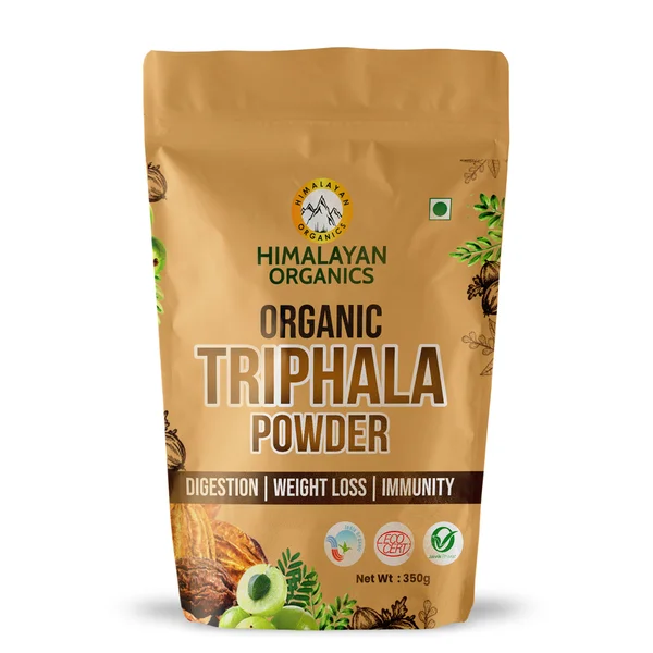 Vlado's Himalayan Organics Organic Triphala Powder, 350 gm, Pack of 1