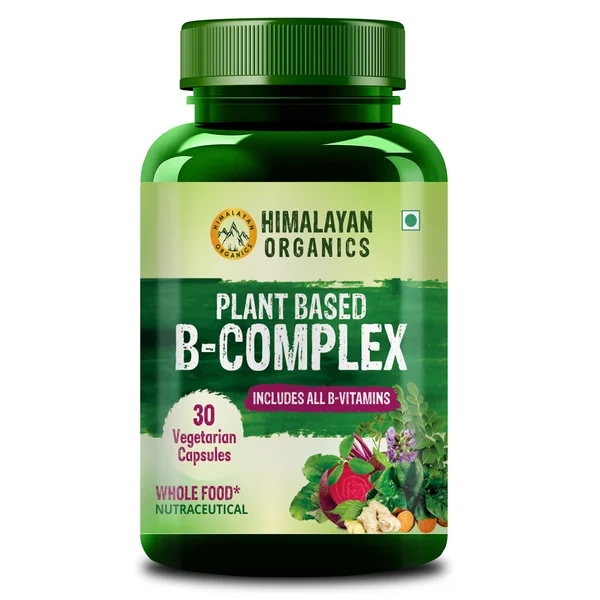 Vlado's Himalayan Organics Plant Based B-Complex, 30 Capsules, Pack of 1