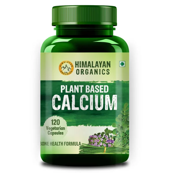 Himalayan Organics Plant Based Calcium, 120 Capsules, Pack of 1