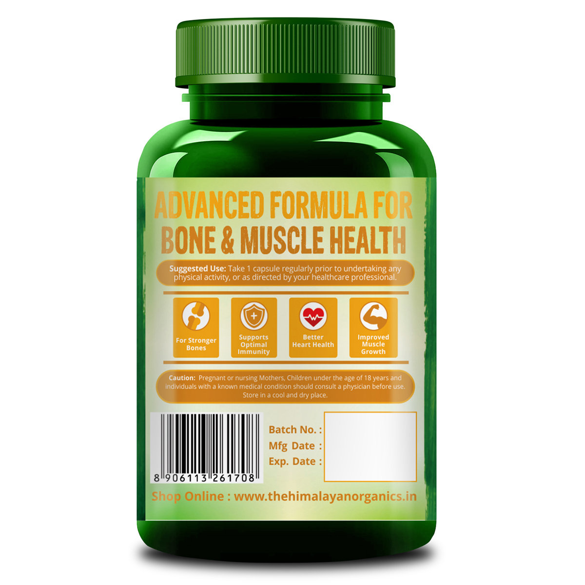 Vlado's Himalayan Organics Plant Based Calcium+Magnesium+Zinc+D3 K2, 120 Capsules, Pack of 1 Vlado's Himalayan Organics Plant Based Calcium+Magnesium+Zinc+D3 K2, 120 Capsules, Pack of 1