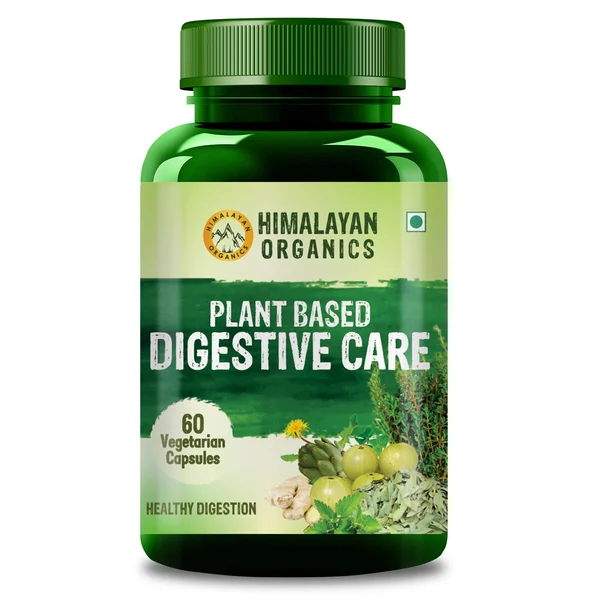 Himalayan Organics Plant Based Digestive Care, 60 Capsules, Pack of 1
