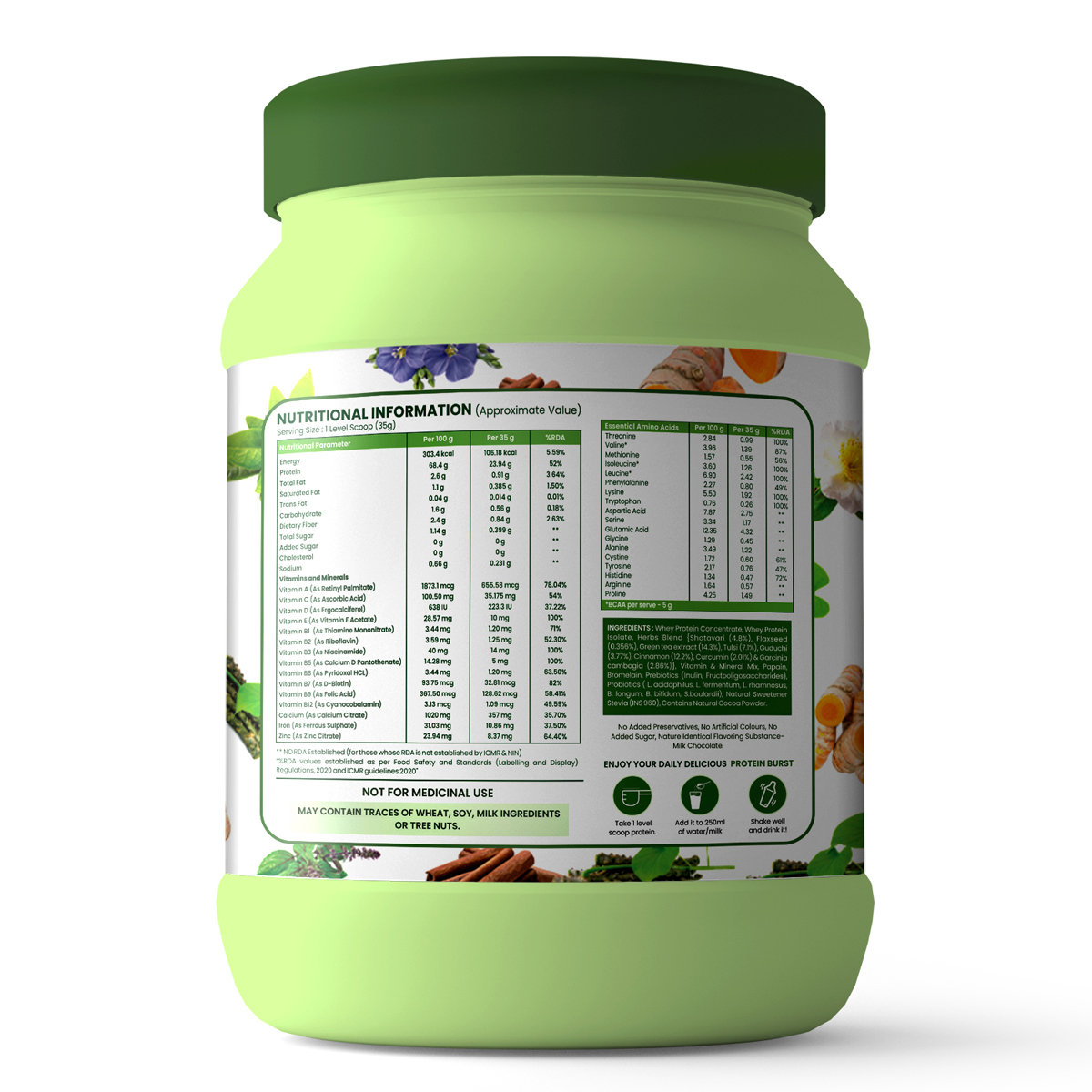 Himalayan Organics Protein Superherbs Powder for Women, 500 gm, Pack of 1 Himalayan Organics Protein Superherbs Powder for Women, 500 gm, Pack of 1