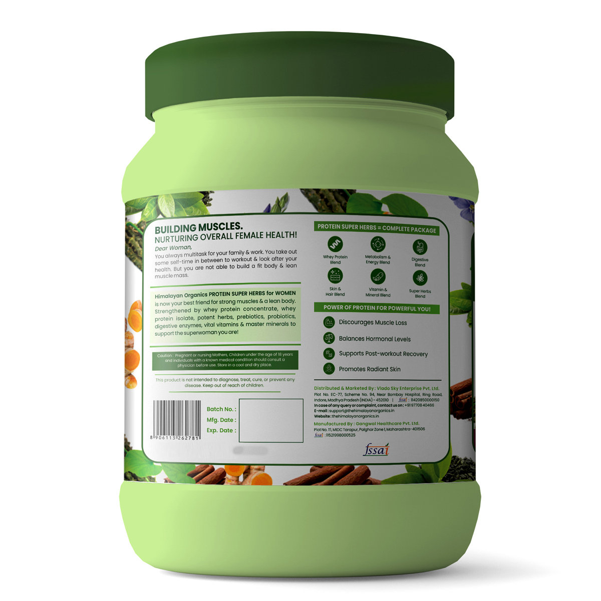 Himalayan Organics Protein Superherbs Powder for Women, 500 gm, Pack of 1 Himalayan Organics Protein Superherbs Powder for Women, 500 gm, Pack of 1