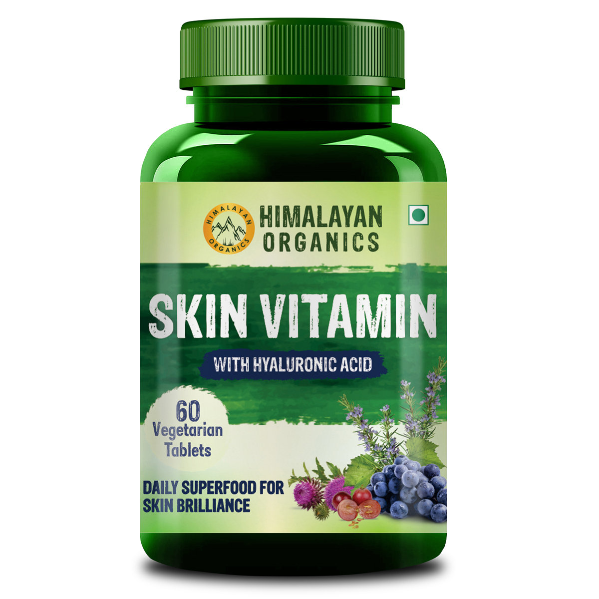 Vlado's Himalayan Organics Skin Vitamin with Hyaluronic Acid, 60 Tablets, Pack of 1 Vlado's Himalayan Organics Skin Vitamin with Hyaluronic Acid, 60 Tablets, Pack of 1