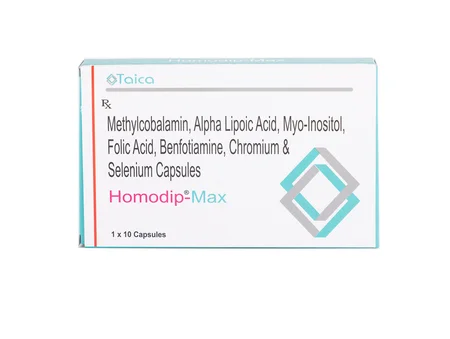 Homodip-Max Capsule 10's