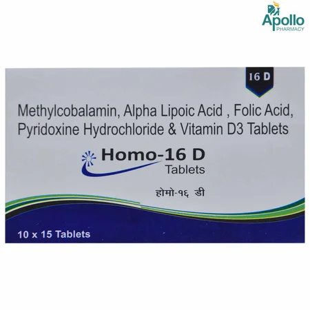 Homo 16 D Tablet 15's