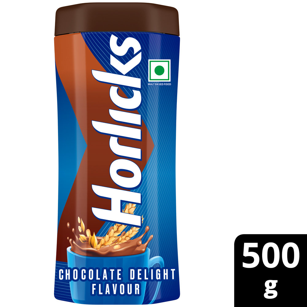 Horlicks Chocolate Delight Flavour Nutrition Powder 500 gm Jar | Protein, Calcium, Iron | Support Immunity | Improves Bone & Muscle Health | Healthy Weight Gain, Pack of 1 Horlicks Chocolate Delight Flavour Nutrition Powder 500 gm Jar | Protein, Calcium, Iron | Support Immunity | Improves Bone & Muscle Health | Healthy Weight Gain, Pack of 1